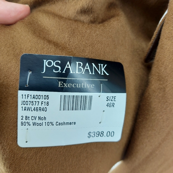 Jos. A. Bank Executive Collection Traditional Fit Wool/Cashmere Blazer - Picture 5 of 7